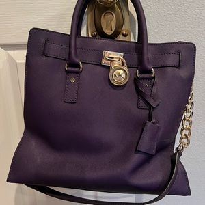 Pretty Purple like new Michael Kors bag